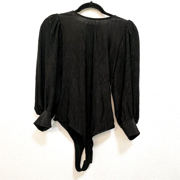 ASTR The Label Puff Sleeve Plunge Back Body S - Picture 1 of 3